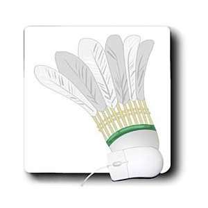   Sports   Big White Badminton Shuttlecock   Mouse Pads Electronics