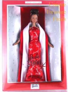 2000 Black Barbie Doll in Red/White   Special Edition  