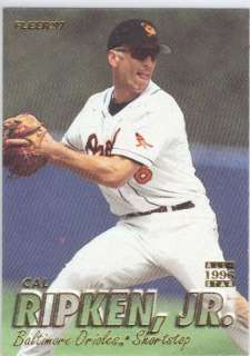 CAL RIPKEN JR 1997 FLEER #13 BALTIMORE ORIOLES  