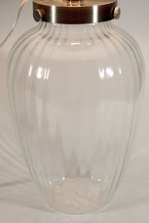 24 High Fill able Clear Glass Jar Table Lamp  