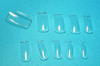 500 CLEAR Acrylic Gel Nail Supplies FALSE FULL NAILS  