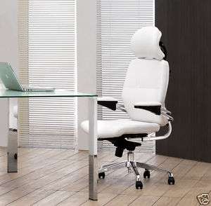 Modern Hi Back Office Chair Black, White or Terracotta  