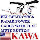 BELTRONICS +MUTE BEL PRO RX65 RX55 DIRECT HARD WIRE STi