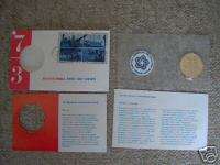 Bicentennial Coin & First Day Cover July 4, 1973  