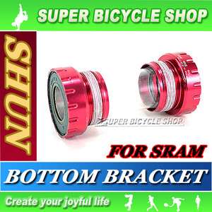 New SHUN Road Bike Bottom Bracket For SRAM , Red  