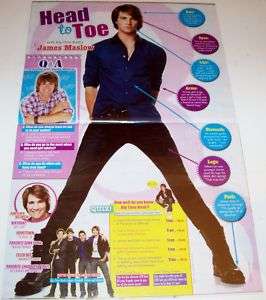 BIG TIME RUSH   JAMES MARLOW   2010   POSTERS PINUPS  