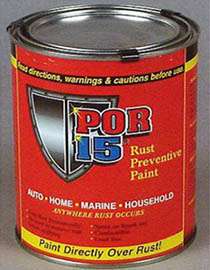 POR 15® Rust Preventive Paint, Semi Gloss Black, Pint  