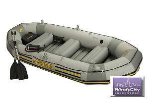 New Intex Mariner 4 Boat Set Inflatable Raft Dingy 0 78257 68376 5 