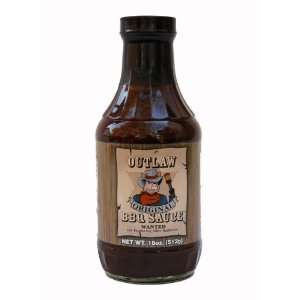 Outlaw BBQ Sauce Original 18 oz Bottle  Grocery & Gourmet 