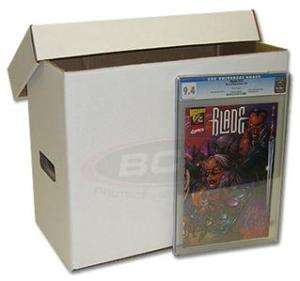 10) BCW CGC Graded Comic Cardboard Storage Boxes  