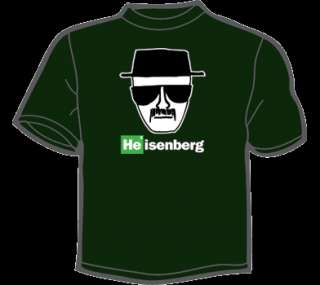 HEISENBERG T Shirt MENS breaking bad dvd season 1 2 3  