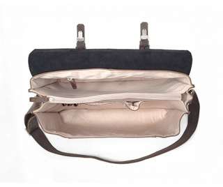 Leather Briefcase Satchel Messenger Bag Laptop Case Attache Large New 