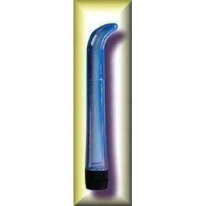   Slender Curve Blue 5 Inch Waterproof Spot Style Battery Stick Massager