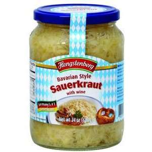  Hengstenberg, Sauerkraut Bavarian, 24 OZ (Pack of 12 