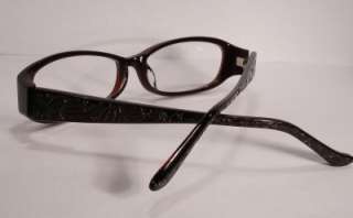 BEBE Women Eyeglass Eyewear Frames ESCAPE Brown Sundown  