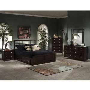   Furniture 1418503SET5 Tiburon Kona Storage Bedroom Set, Home