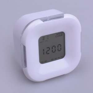   Four sided Alarm Calendar Timer Temperature Clock
