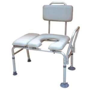   Combo Padded Seat x fer Bench with Commode Opening   17243339 Beauty