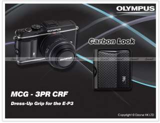Genuine Olympus MCG 3PR Carbon Body Grip for E P3 #E312  