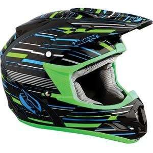  MSR Velocity Scan Helmet   Large/Black/Green Automotive