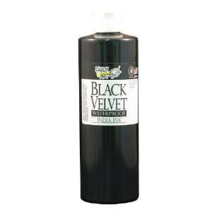   Velvet Waterproof Black India Ink, 1, 16 Ounce Arts, Crafts & Sewing