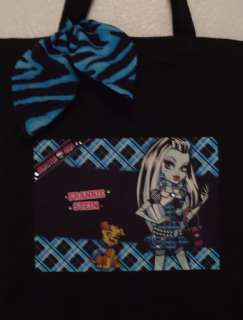 FRANKIE STEIN BLUE TIGER BOW TOTE CANDY BAG