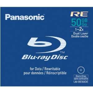  Panasonic Dual Layer Blu ray Rewritable Disc   50GB 