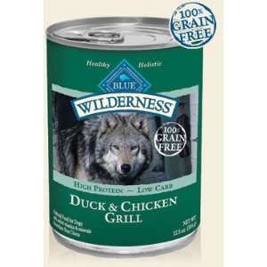  Blue Buffalo Wilderness Duck & Chicken Grill Canned Dog Food 