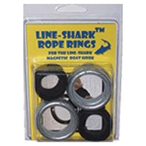  Line shark Telescoping Boat Hook 6 Pack Rope Ring Kit 