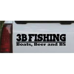 Boats Beer and BS Fishing Decal Hunting And Fishing Car Window Wall 