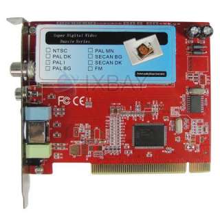 PCI TV Video Capture Card TV/PC Tuner Windows 7 32/64  