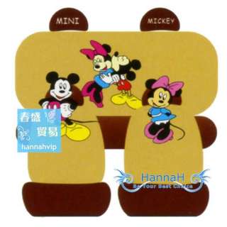 10pcs Mickey & Minnie Mouse CAR SEAT COVERS FA139 267  