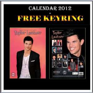   Calendar 2012 + Free Taylor Lautner Keyring Taylor Lautner Books