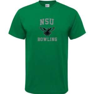  State RiverHawks Kelly Green Bowling Arch T Shirt