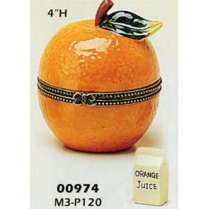  Porcelain Hinged Boxes Tropical Florida Orange Juice 