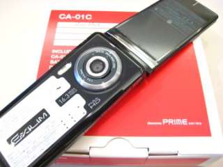 DOCOMO CASIO CA 01C EXILIM 16.3 MP 3D WATERPROOF JAPANESE CELL PHONE 