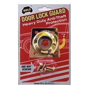  Wolo Door Lock Guard   Brass Automotive