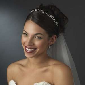  Crystal Flower Swirl Bridal Headband Beauty