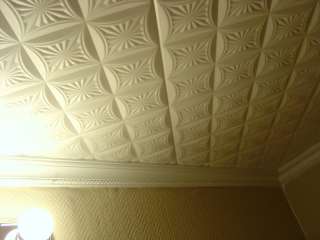 Decorative Texture Ceiling Tiles Glue UP   R40W On SALE  