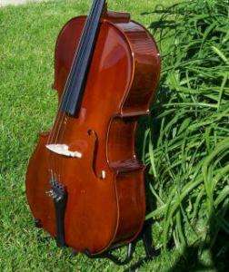 Adult size CELLO w/ BOW, CASE, STAND + WARRANTY  
