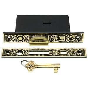   for Antique Pocket Doors. Mortise Lock With Butterfly & Bird Design