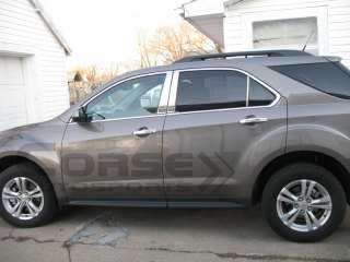 2010   2012 CHEVROLET EQUINOX CHROME DOOR HANDLE PILLAR COVER  