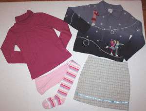 EUC Girls The Childrens Place & Talbots Outfit Size 7/8  