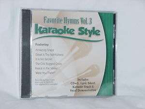 Favorite Hymns V3 Christian Karaoke Music NEW CD+G  