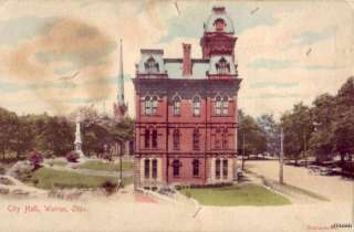 ROBERT JAMISON STATE GRANGE CITY HALL WARREN, OH 1904  