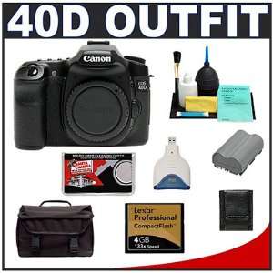 Canon EOS 40D 10.1MP Digital SLR Camera + Spare BP 511 Replacement 