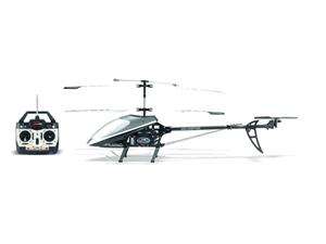   450 Size 3 Channel Metal RC Helicopter 9101 Silver Ghost W/Gyro