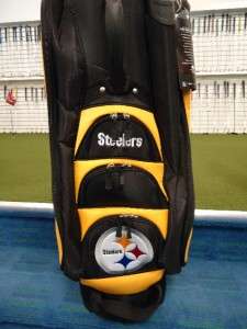 NEW NFL Pittsburgh Steelers Medalist Cart Team Golf Bag  