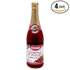 Kedem Sparkling Blush Juice,25.4000 ounces (Pack of4)