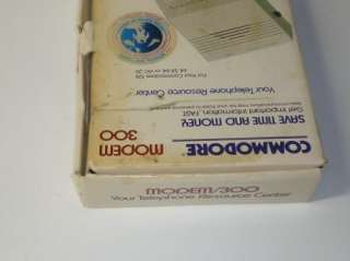 Commodore 128 64 Modem 300 Complete In Box  